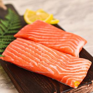 salmon mentai Protein hewani