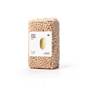 Kacang kedele organik contoh makanan organik