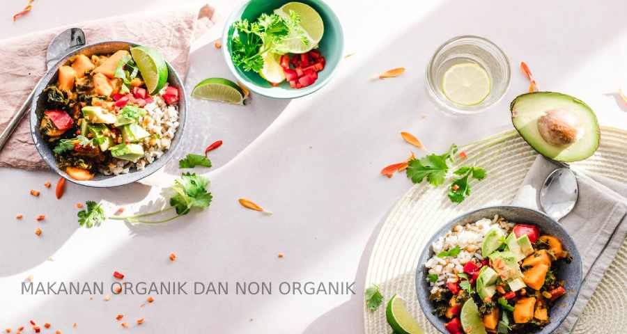 Makanan organik dan non organik